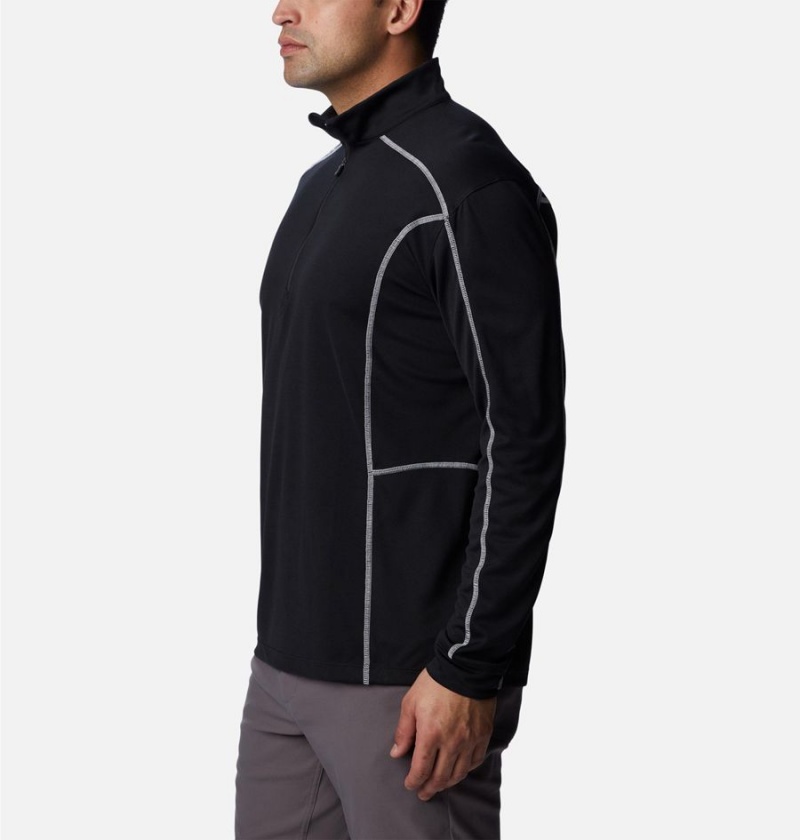 Columbia Shotgun Quarter Zip Golf Men's Pullover Black | UOMCYI-527
