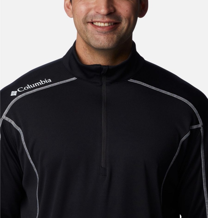 Columbia Shotgun Quarter Zip Golf Men's Pullover Black | UOMCYI-527
