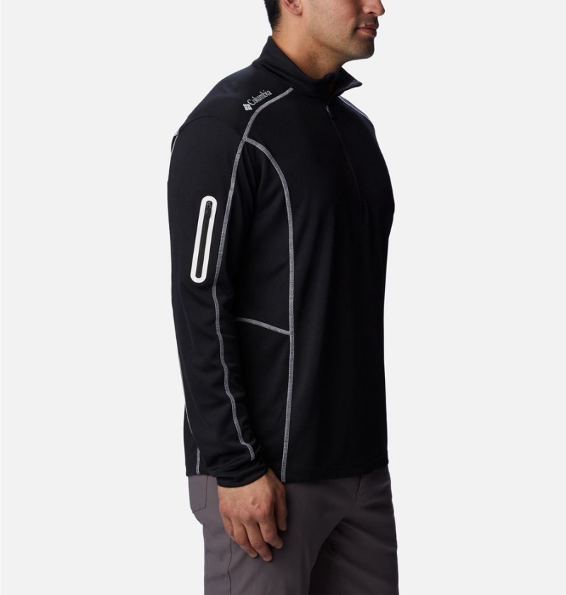 Columbia Shotgun Quarter Zip Golf Men's Pullover Black | UOMCYI-527