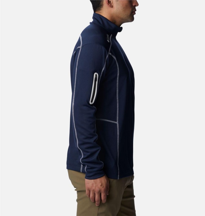 Columbia Shotgun Quarter Zip Golf Men's Pullover Navy | WRVTUH-139