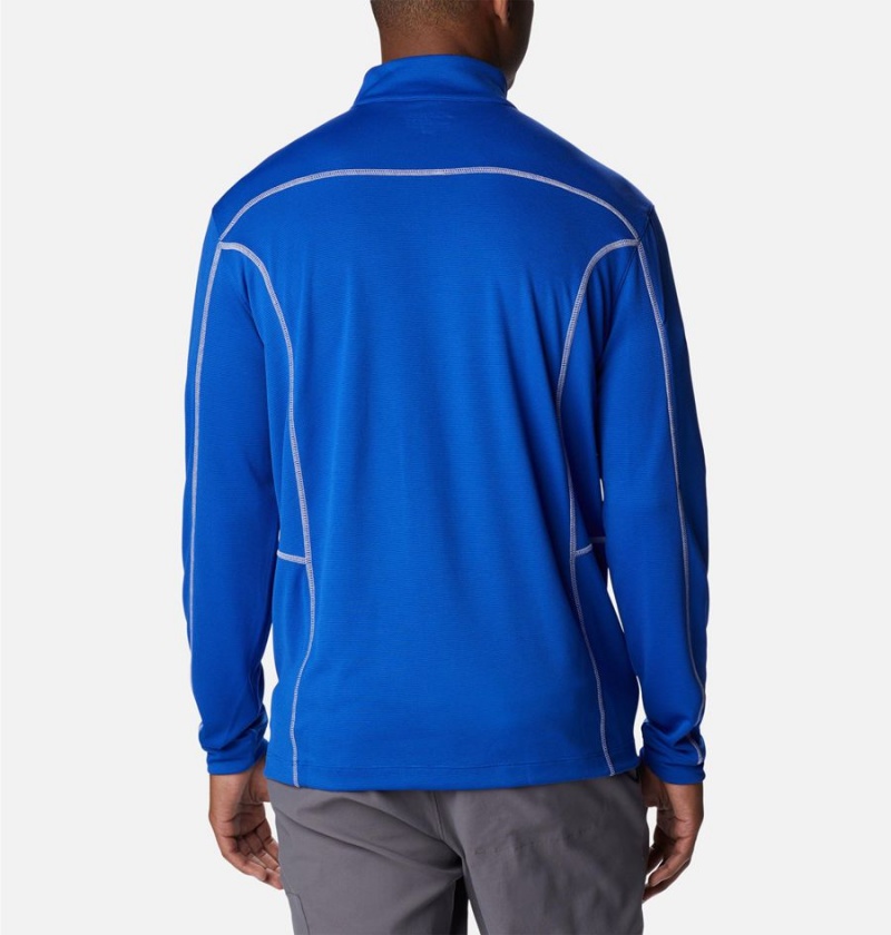 Columbia Shotgun Quarter Zip Golf Men's Pullover Blue | QGIOKP-259