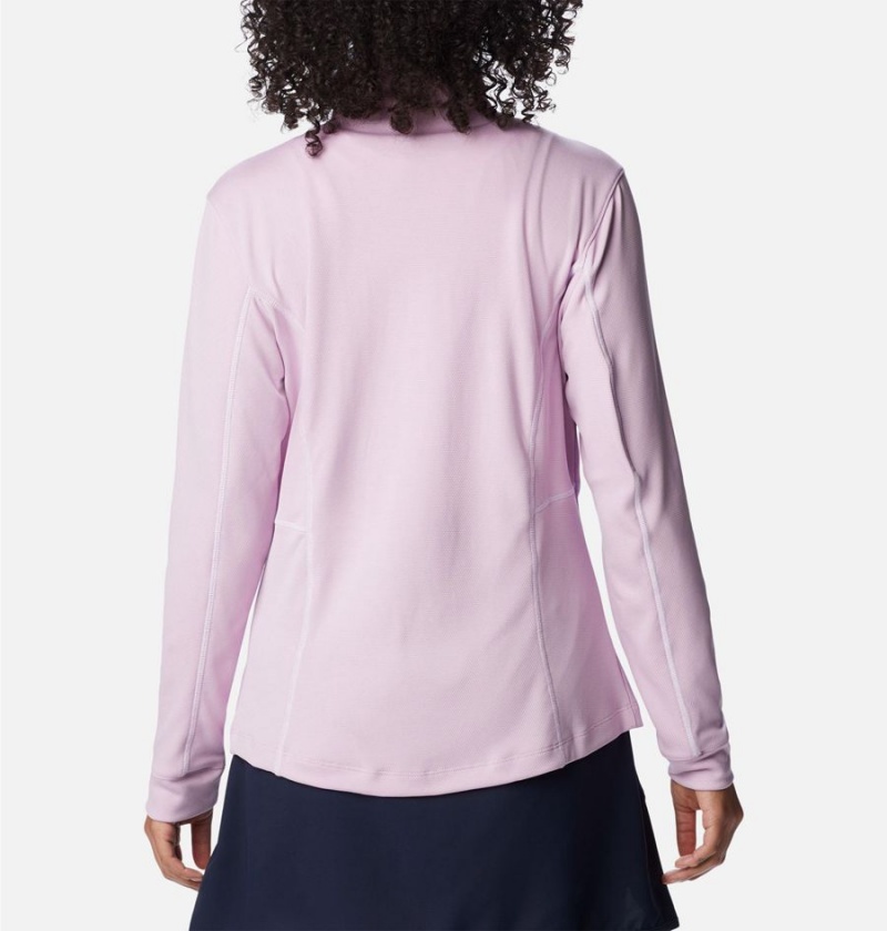 Columbia Shotgun Quarter Zip Golf Women's Pullover Purple | HJQCSI-093