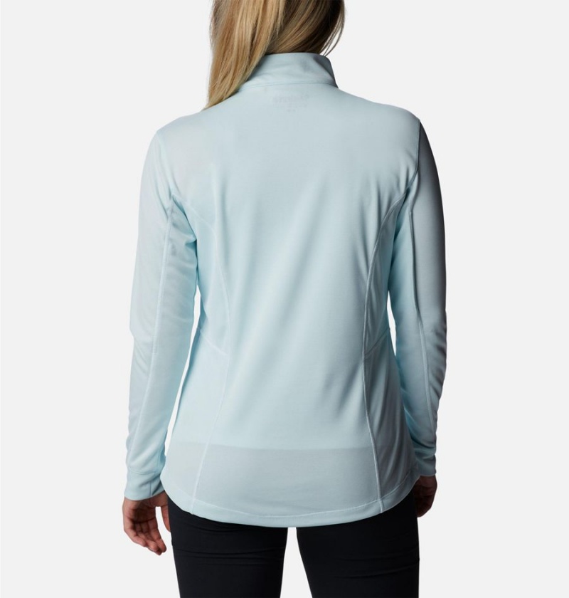 Columbia Shotgun Quarter Zip Golf Women's Pullover Turquoise | RECFOL-875