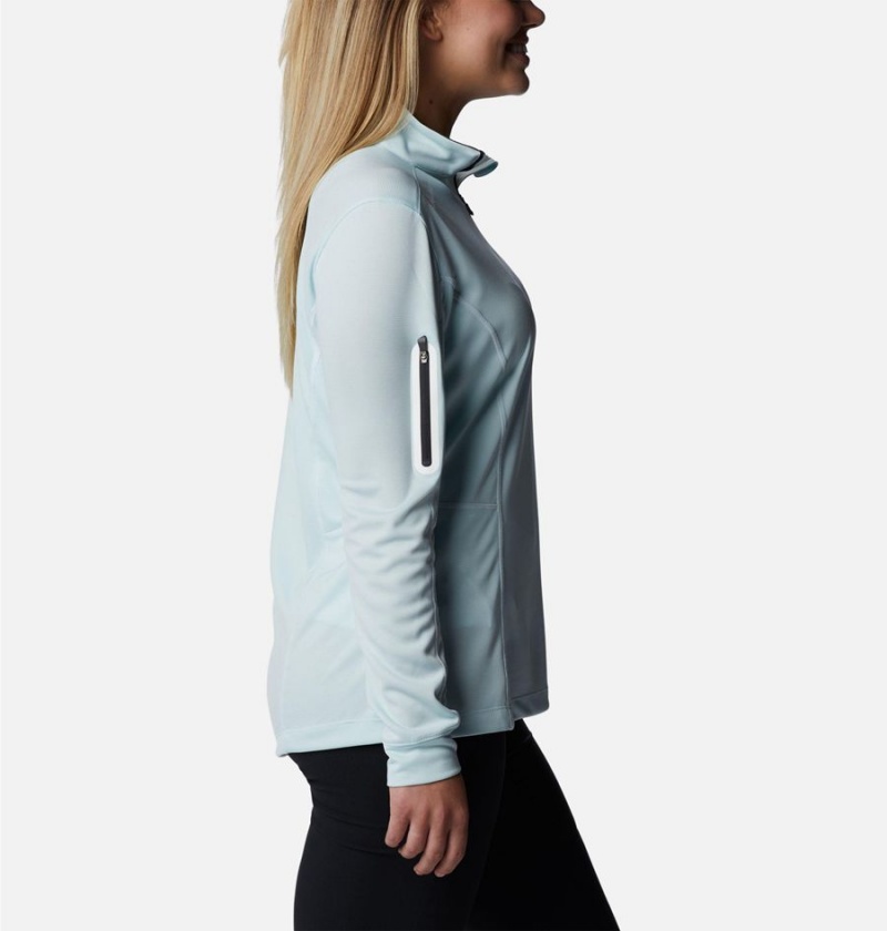 Columbia Shotgun Quarter Zip Golf Women's Pullover Turquoise | RECFOL-875