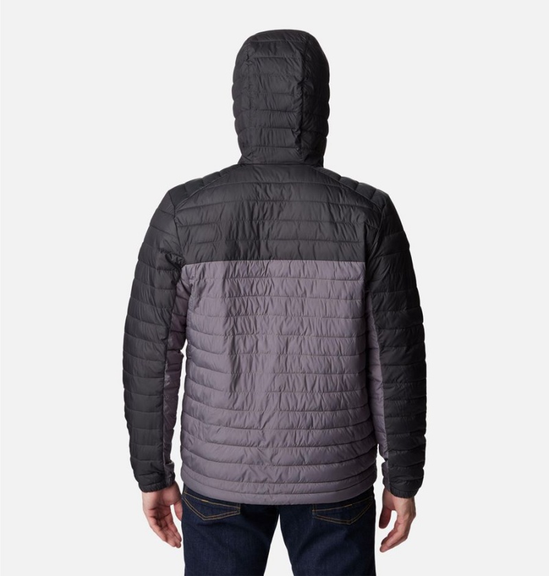 Columbia Silver Falls Hooded Insulated Men's Puffer Jacket Grey | CXUGKI-586