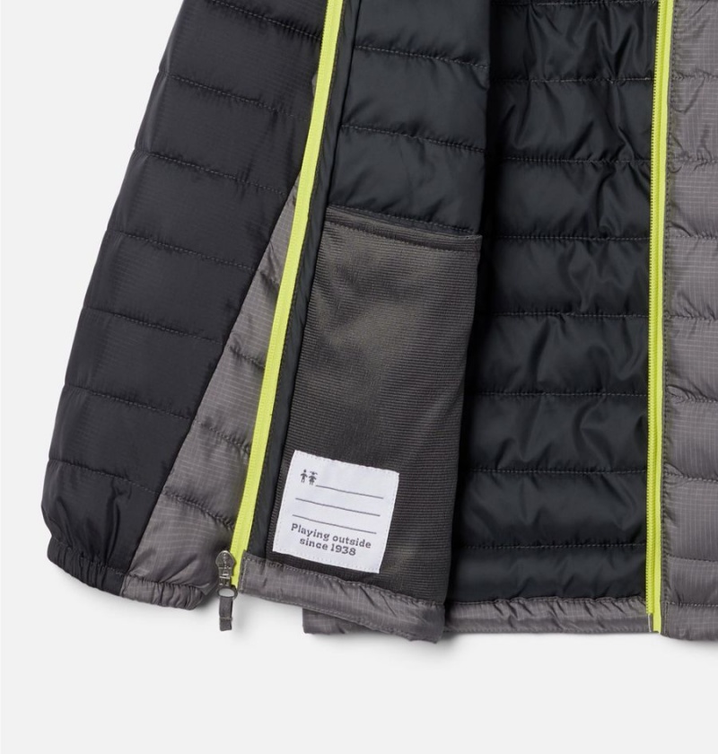 Columbia Silver Falls Hooded Kids' Jacket Grey | IYDTXL-203