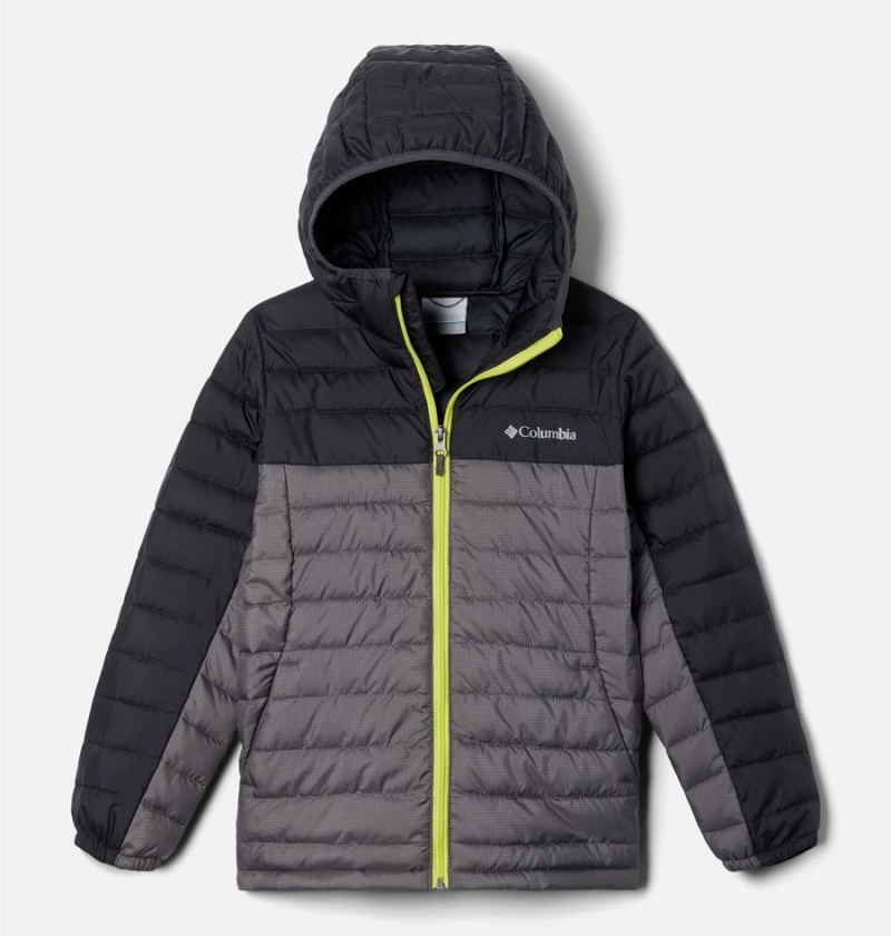 Columbia Silver Falls Hooded Kids\' Jacket Grey | IYDTXL-203