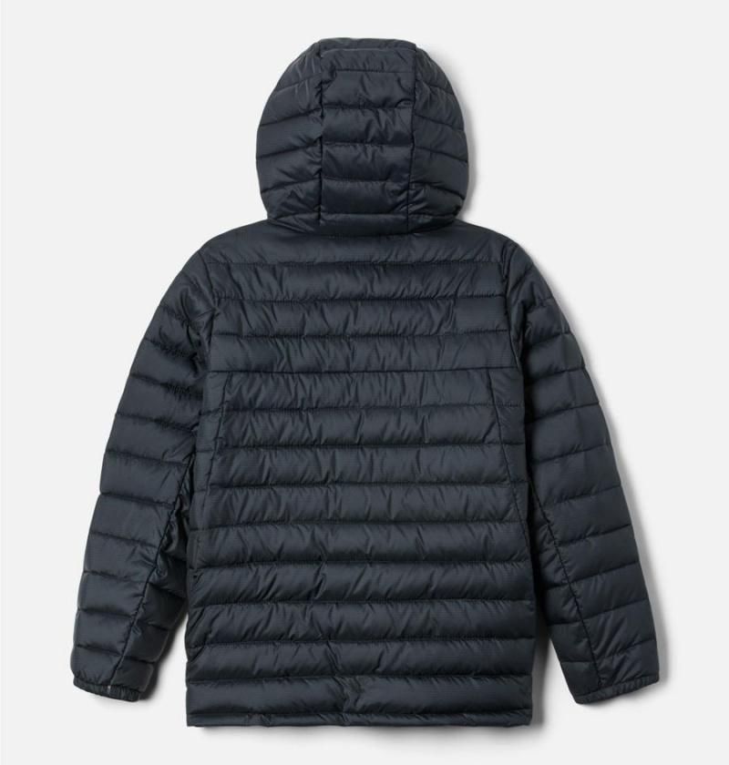 Columbia Silver Falls Hooded Kids' Jacket Black | PMGVFW-204