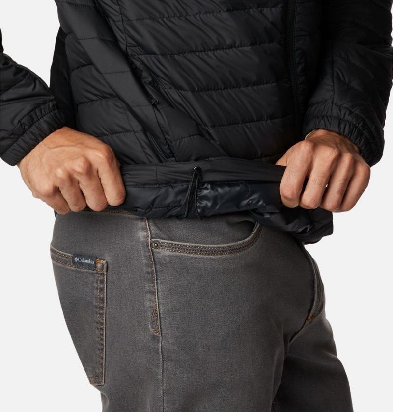 Columbia Silver Falls Insulated Men's Puffer Jacket Black | SCWLMB-218