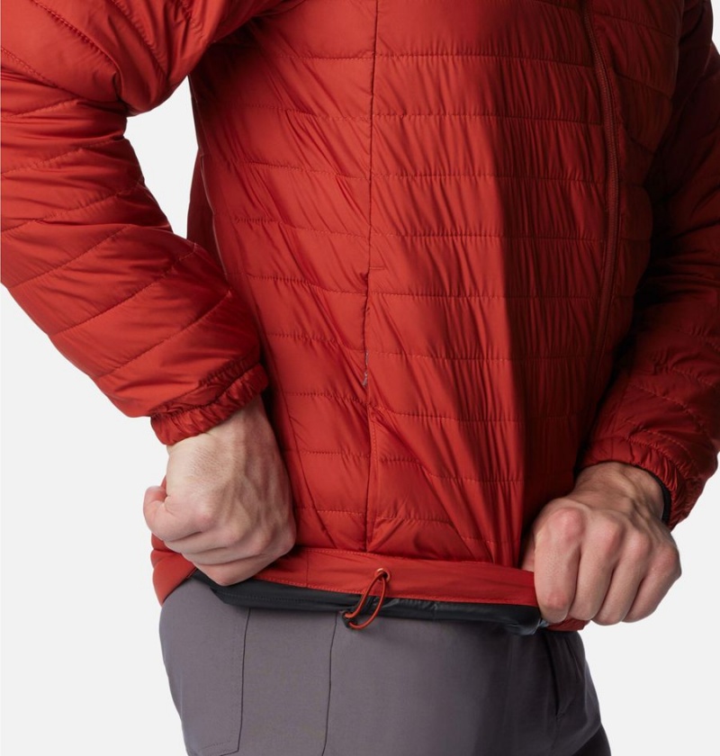 Columbia Silver Falls Insulated Men's Puffer Jacket Red | IVTRJB-725