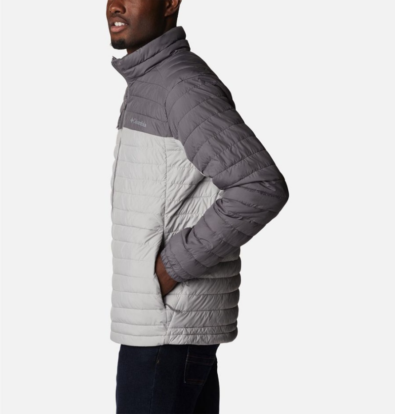 Columbia Silver Falls Insulated Men's Puffer Jacket Grey | ZMNLRK-839