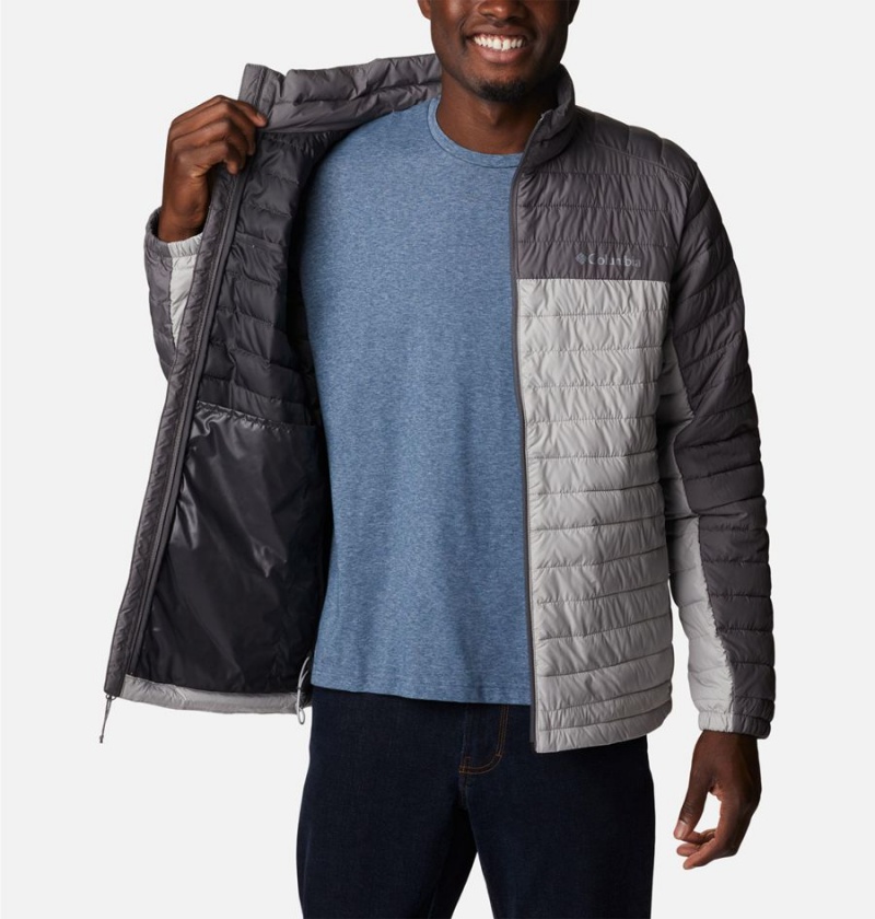 Columbia Silver Falls Insulated Men's Puffer Jacket Grey | ZMNLRK-839