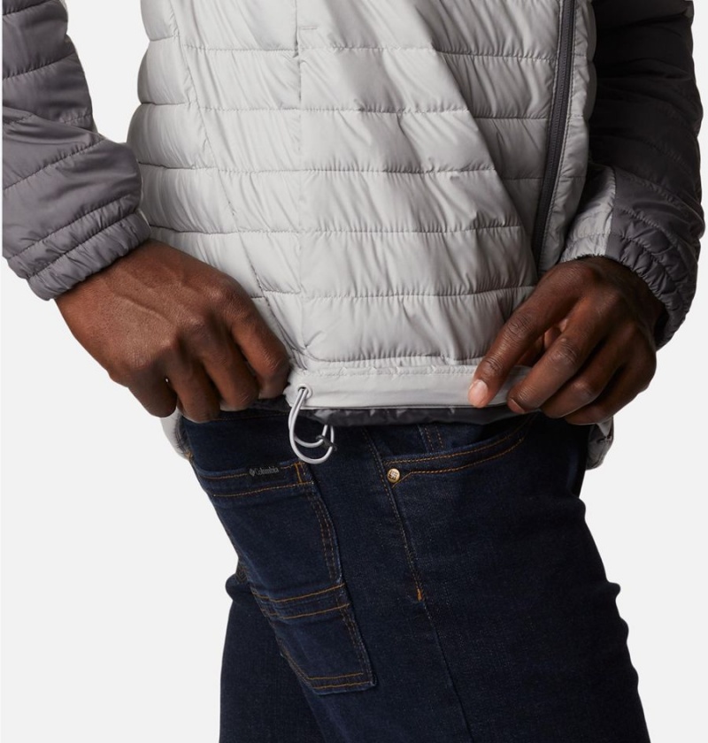 Columbia Silver Falls Insulated Men's Puffer Jacket Grey | ZMNLRK-839