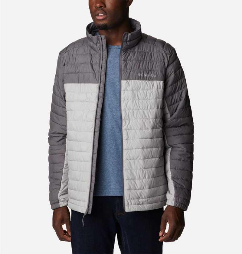 Columbia Silver Falls Insulated Men's Puffer Jacket Grey | ZMNLRK-839