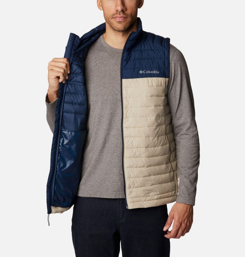Columbia Silver Falls Men's Vest Khaki | UVQWIP-146
