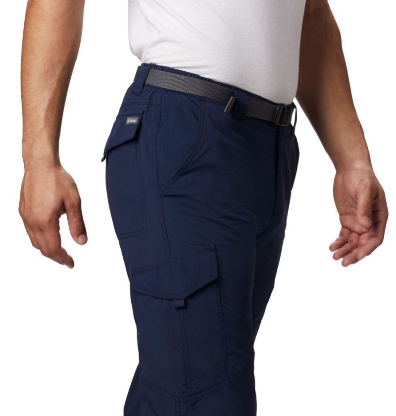 Columbia Silver Ridge Cargo Men's Pants Navy | MTYVOJ-853