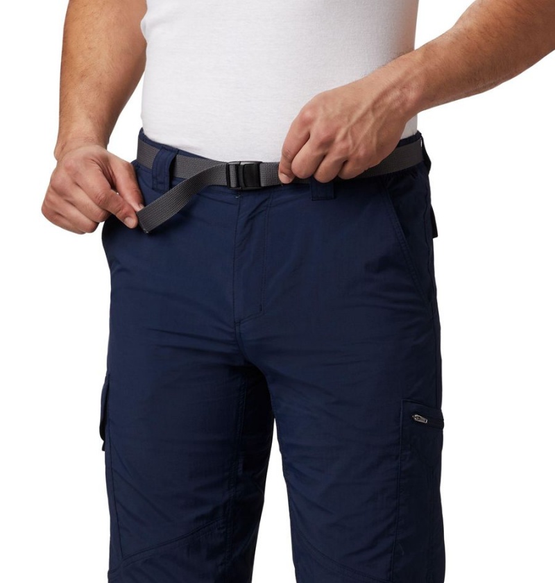 Columbia Silver Ridge Cargo Men's Pants Navy | MTYVOJ-853
