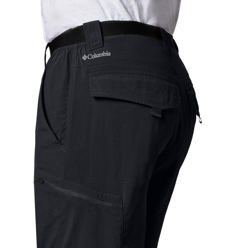 Columbia Silver Ridge Cargo Men's Shorts Black | SEWJTA-145