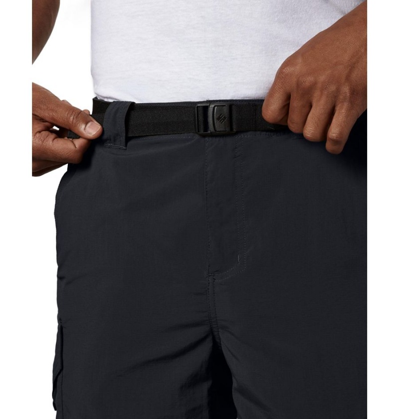 Columbia Silver Ridge Cargo Men's Shorts Black | SEWJTA-145