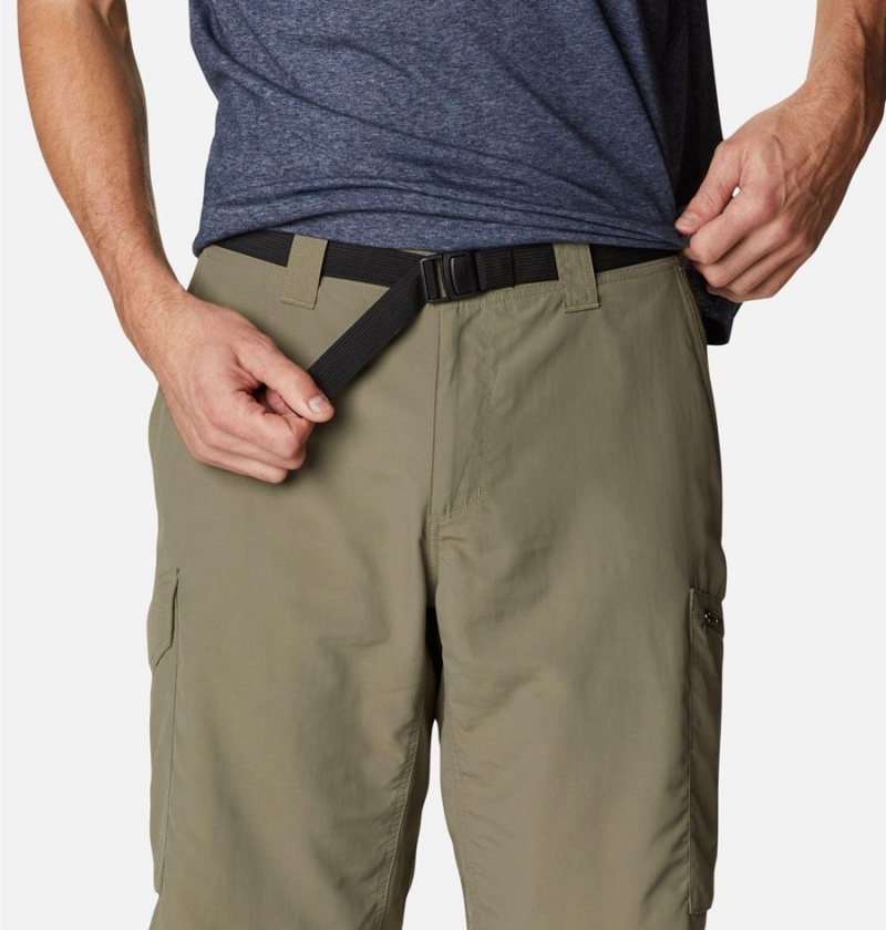 Columbia Silver Ridge Cargo Men's Shorts Green | YZHEGF-185