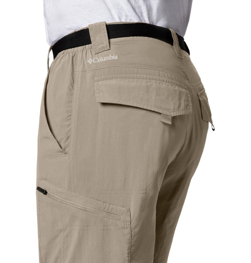 Columbia Silver Ridge Cargo Men's Shorts Khaki | VUDAOE-761