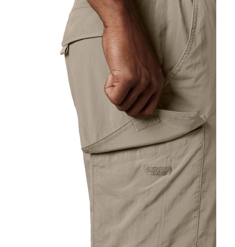 Columbia Silver Ridge Cargo Men's Shorts Khaki | VUDAOE-761