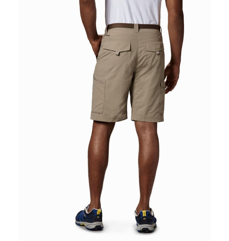 Columbia Silver Ridge Cargo Men's Shorts Khaki | RHEQBI-597