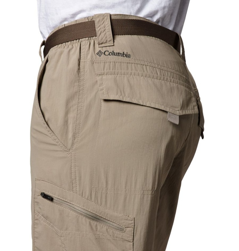 Columbia Silver Ridge Cargo Men's Shorts Khaki | RHEQBI-597