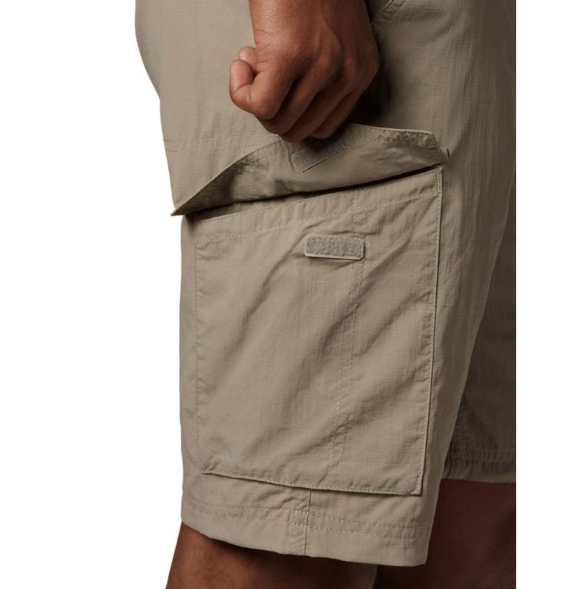 Columbia Silver Ridge Cargo Men's Shorts Khaki | RHEQBI-597