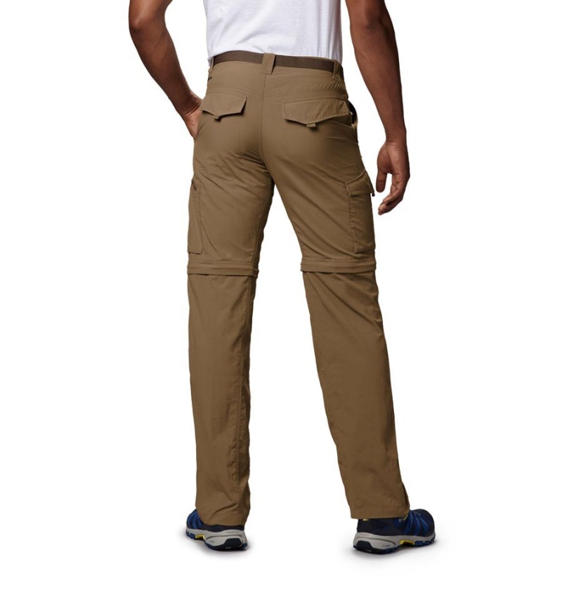 Columbia Silver Ridge Convertible Men's Pants Brown | OFUIPJ-029