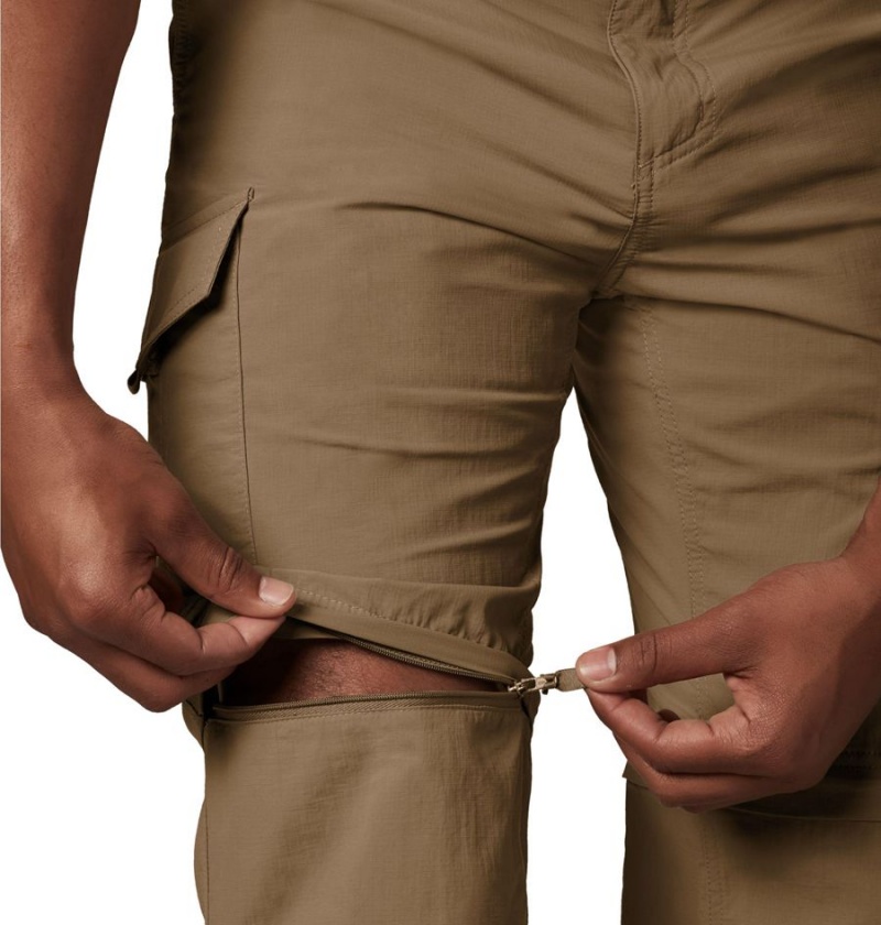Columbia Silver Ridge Convertible Men's Pants Brown | OFUIPJ-029