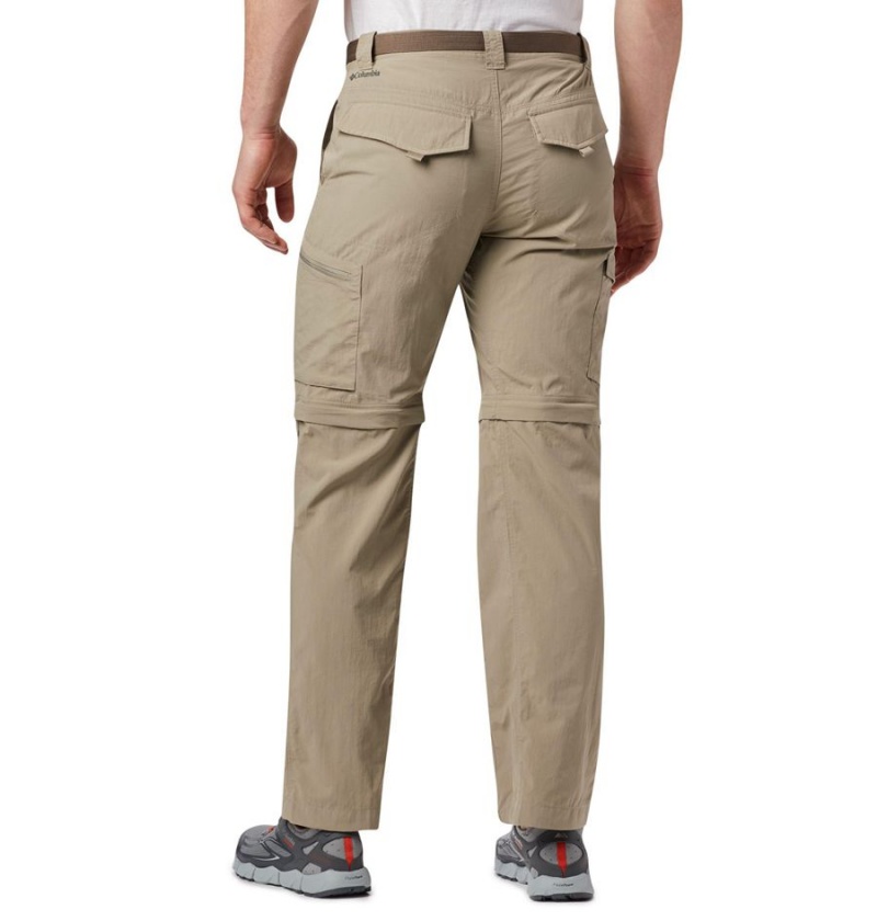 Columbia Silver Ridge Convertible Men's Pants Khaki | ZVPNCX-682