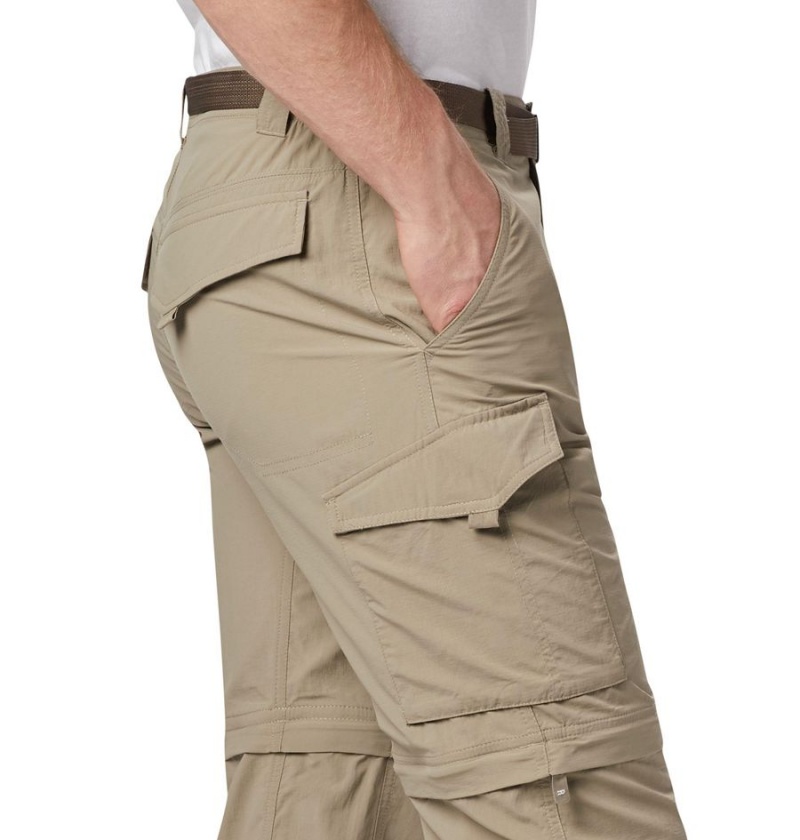 Columbia Silver Ridge Convertible Men's Pants Khaki | ZVPNCX-682