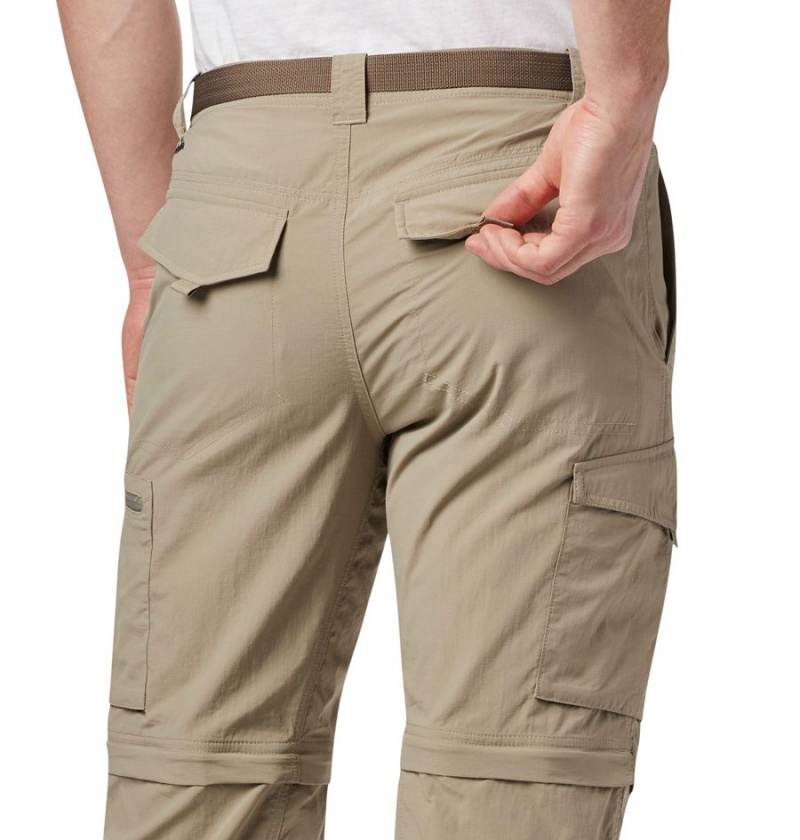 Columbia Silver Ridge Convertible Men's Pants Khaki | ZVPNCX-682