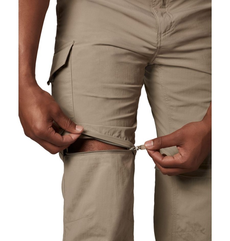 Columbia Silver Ridge Convertible Men's Pants Khaki | ZVPNCX-682