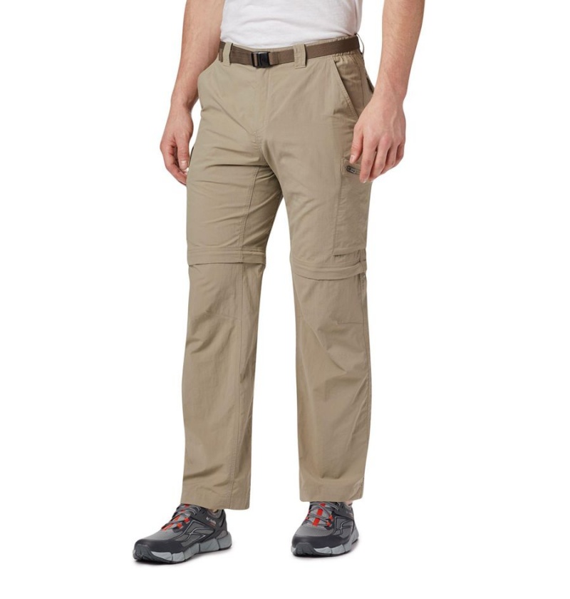 Columbia Silver Ridge Convertible Men\'s Pants Khaki | ZVPNCX-682