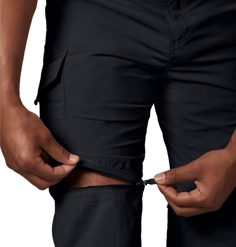 Columbia Silver Ridge Convertible Men's Pants Black | UNGLIH-815