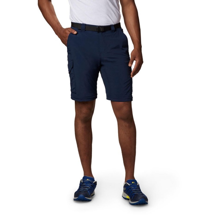 Columbia Silver Ridge Convertible Men's Pants Navy | LVROUD-632