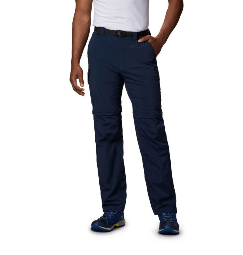 Columbia Silver Ridge Convertible Men's Pants Navy | LVROUD-632
