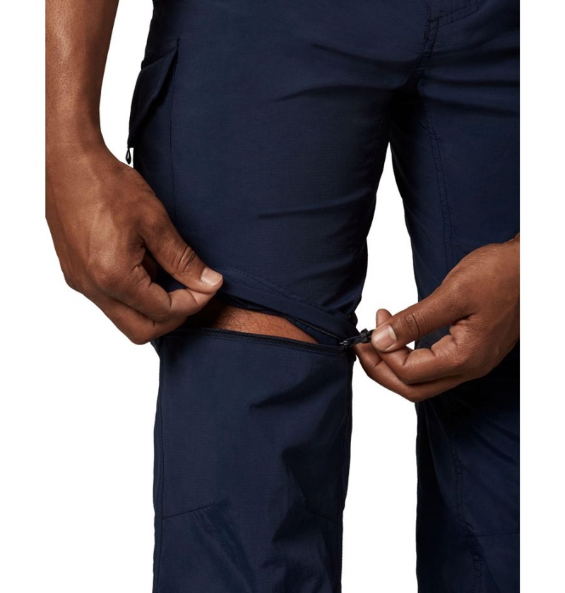 Columbia Silver Ridge Convertible Men's Pants Navy | LVROUD-632