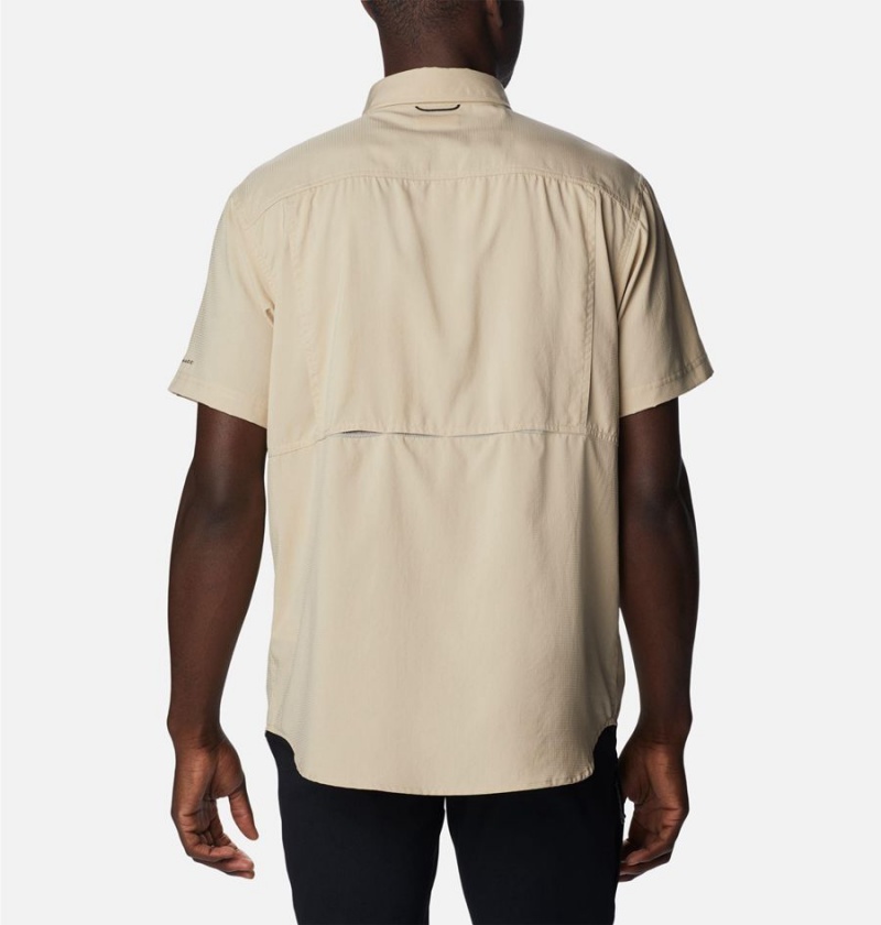 Columbia Silver Ridge UtilityLite Short Sleeve Men's Shirt Khaki | YTIBKO-598