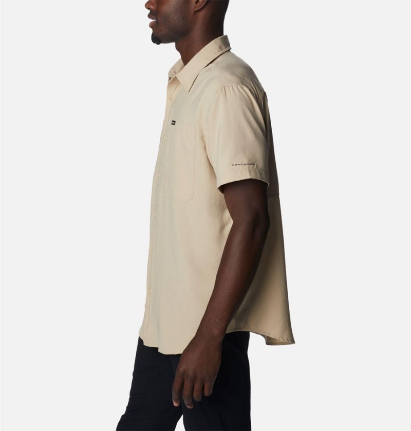 Columbia Silver Ridge UtilityLite Short Sleeve Men's Shirt Khaki | YTIBKO-598