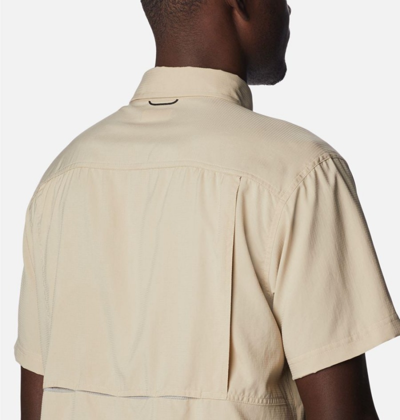 Columbia Silver Ridge UtilityLite Short Sleeve Men's Shirt Khaki | YTIBKO-598