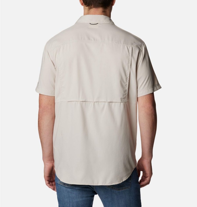 Columbia Silver Ridge UtilityLite Short Sleeve Men's Shirt White | MKFOSV-701