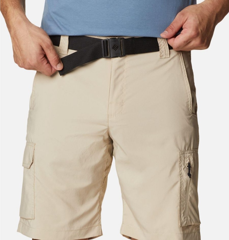 Columbia Silver Ridge Utility Cargo Men's Shorts Khaki | QZXPTY-610
