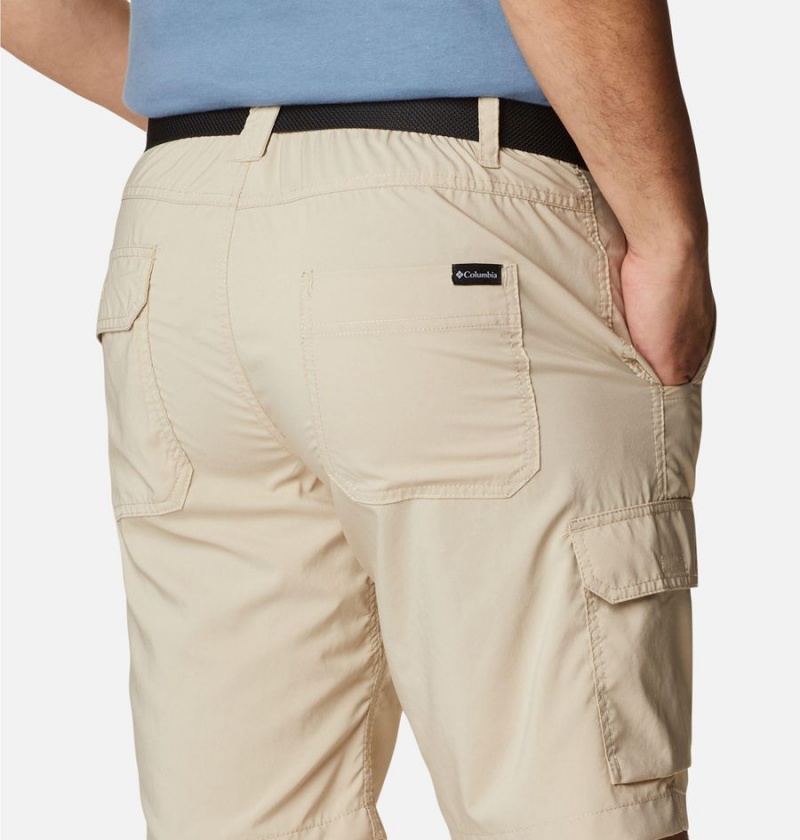 Columbia Silver Ridge Utility Cargo Men's Shorts Khaki | QZXPTY-610