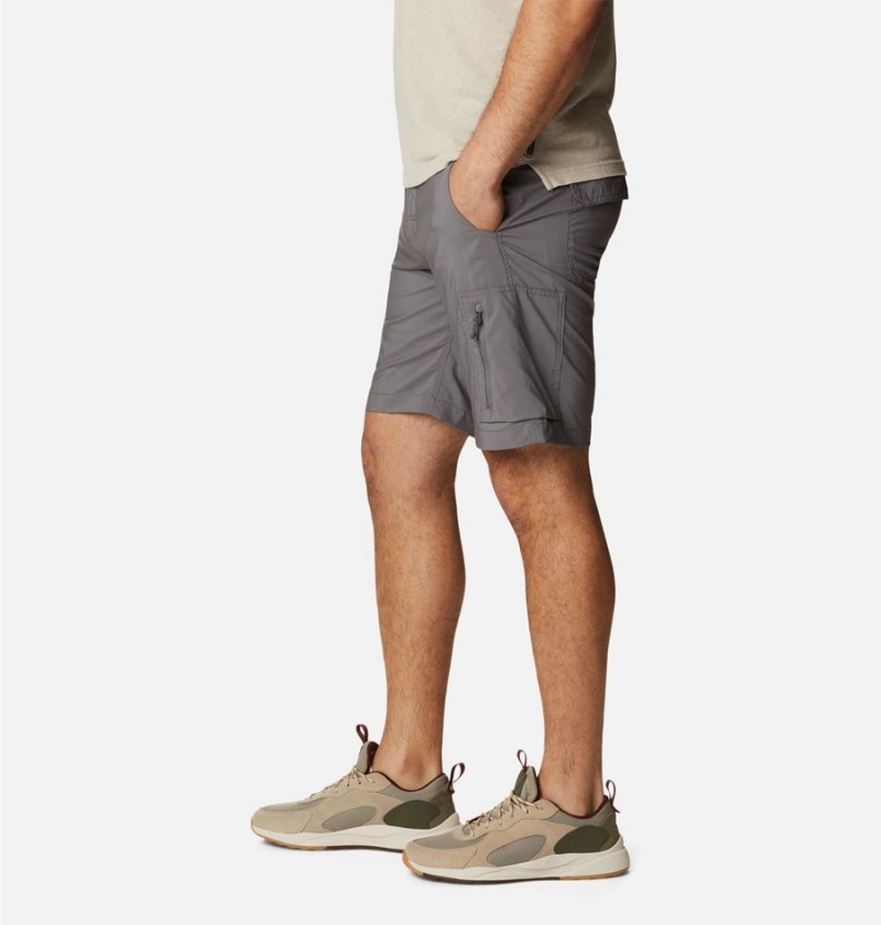 Columbia Silver Ridge Utility Cargo Men's Shorts Grey | YVOPMU-039