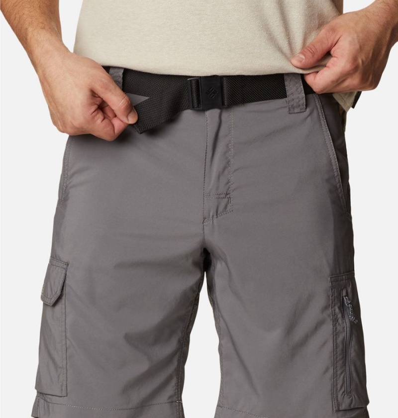 Columbia Silver Ridge Utility Cargo Men's Shorts Grey | YVOPMU-039