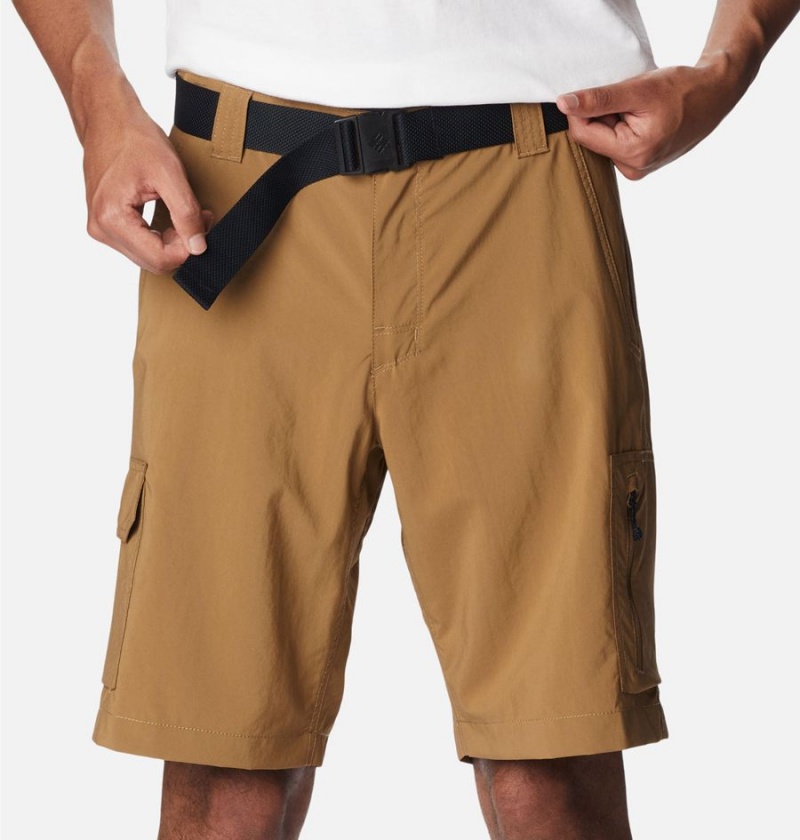 Columbia Silver Ridge Utility Cargo Men's Shorts Khaki | XAFWYU-527