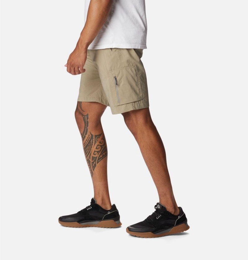 Columbia Silver Ridge Utility Cargo Men's Shorts Khaki | WZVJSH-903